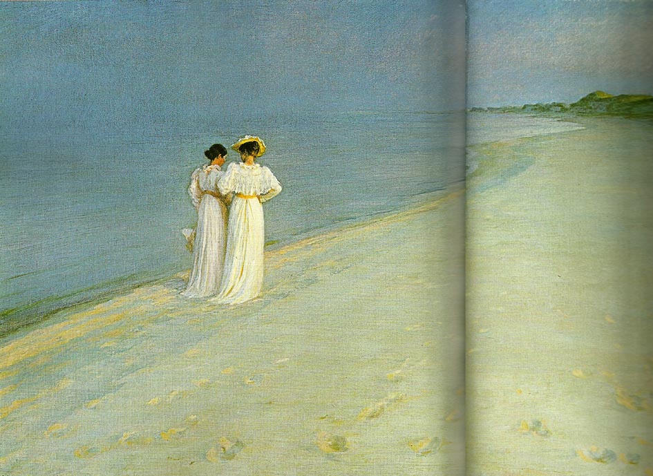 sommeraften pa skagen sonderstrand med anna ancher og marie kroyer